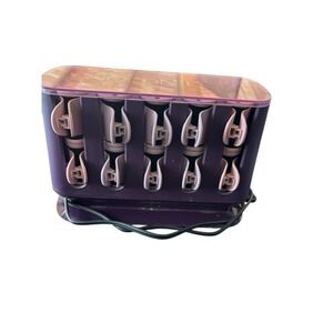 Remington H9100 T-Studio Thermaluxe Ceramic Hot Rollers 20 Pc Set Tested Works